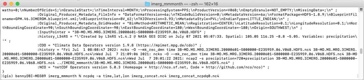 IMERG ncpdq1