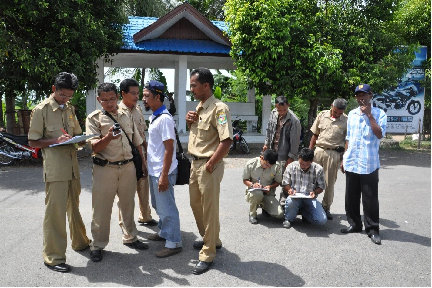 GPS field training in Pidie