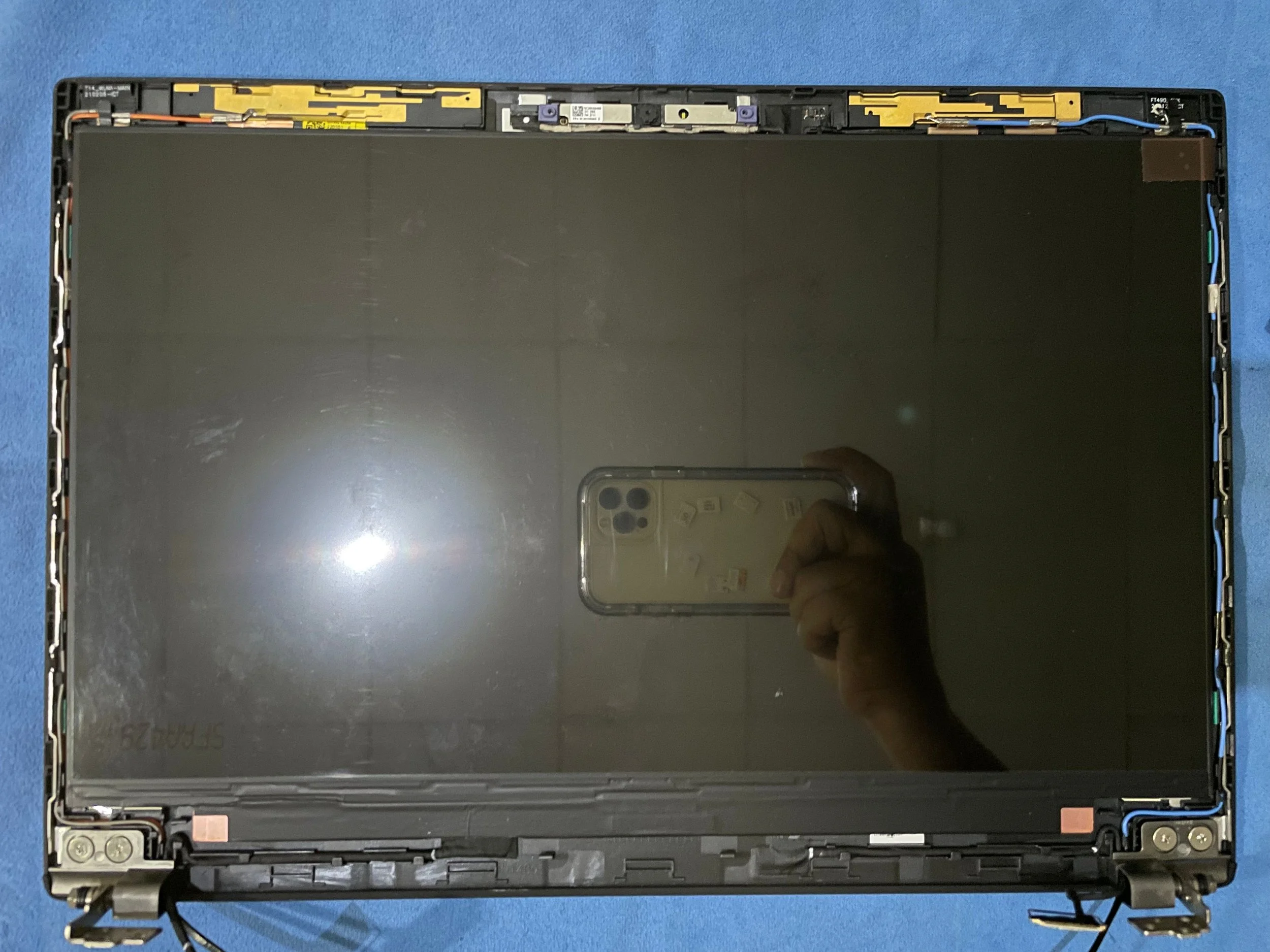 Install the new screen