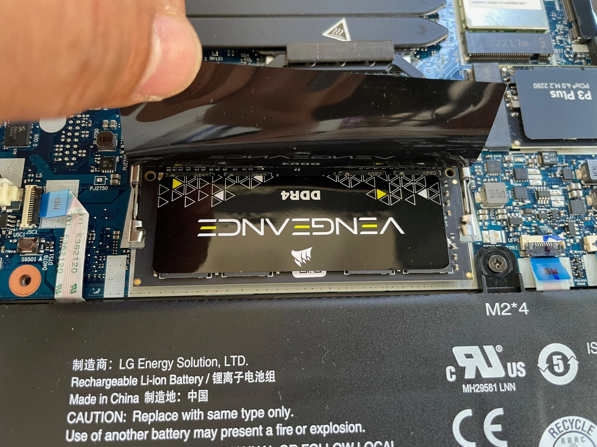 Put the memory in the free slot